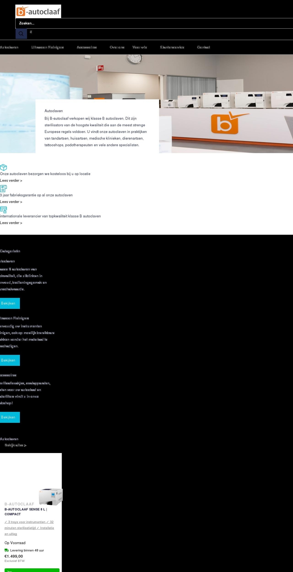 b-autoclaaf.nl shopify website screenshot