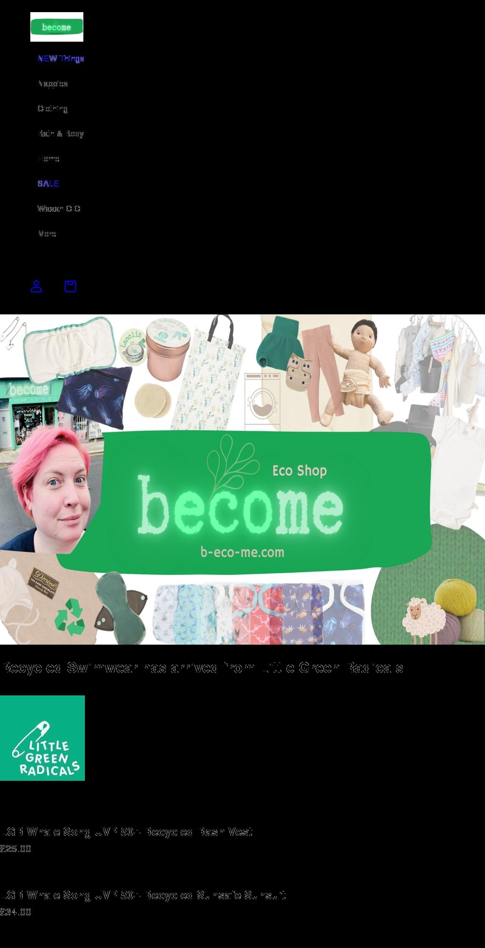 b-eco-me.com shopify website screenshot