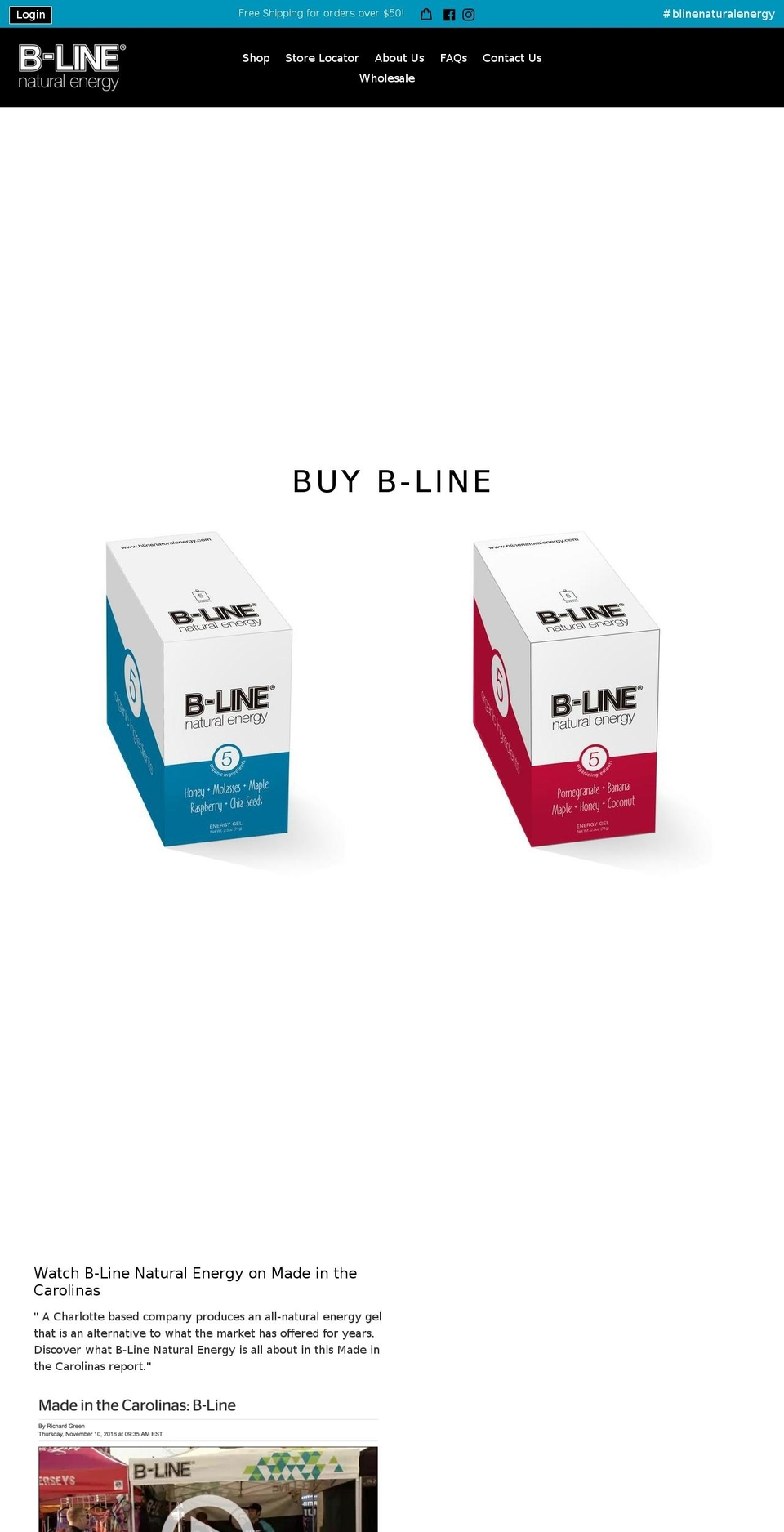Arya-Debut Shopify theme site example b-linenaturalenergy.com