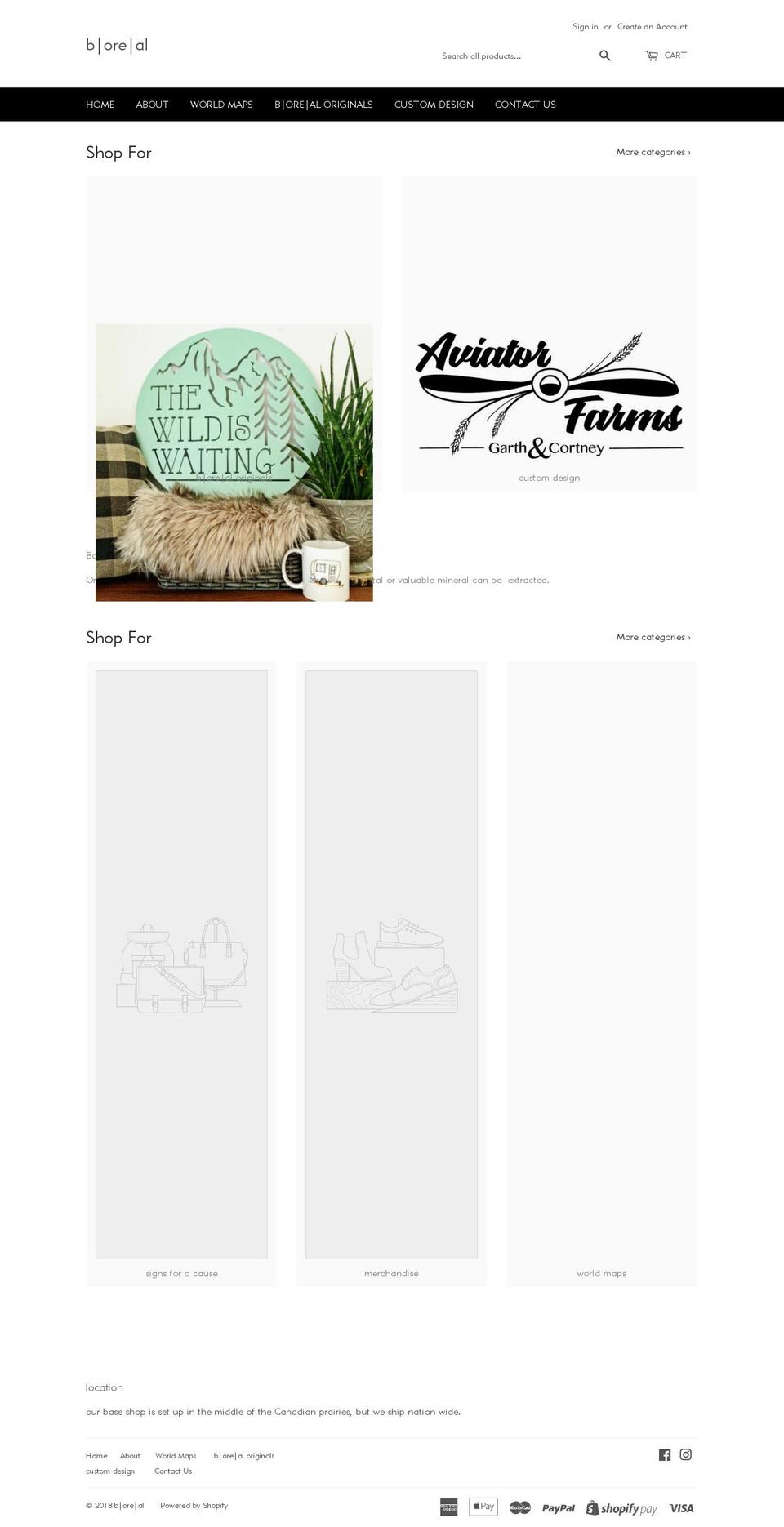 b-ore-al.com — Shopify storefront screenshot