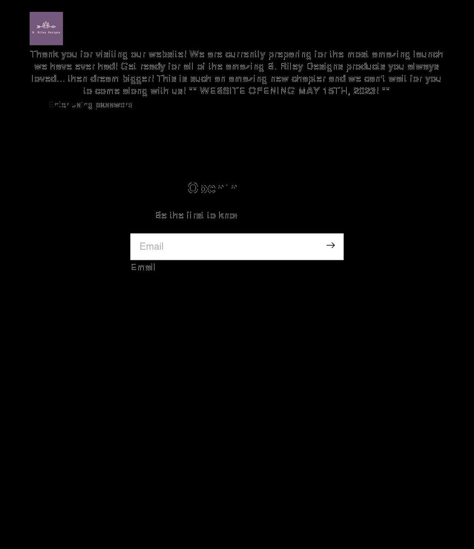b-rileydesignsboutique.com — Shopify storefront screenshot
