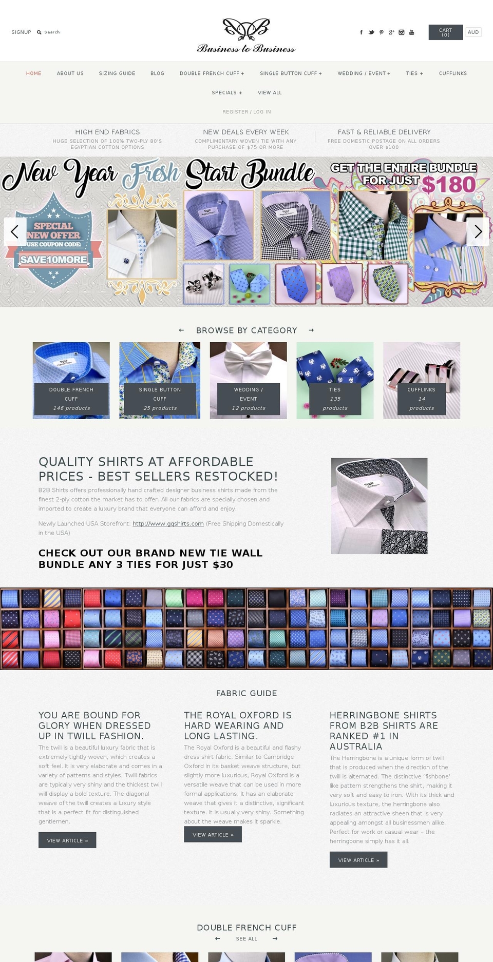 b2bformal.com shopify website screenshot
