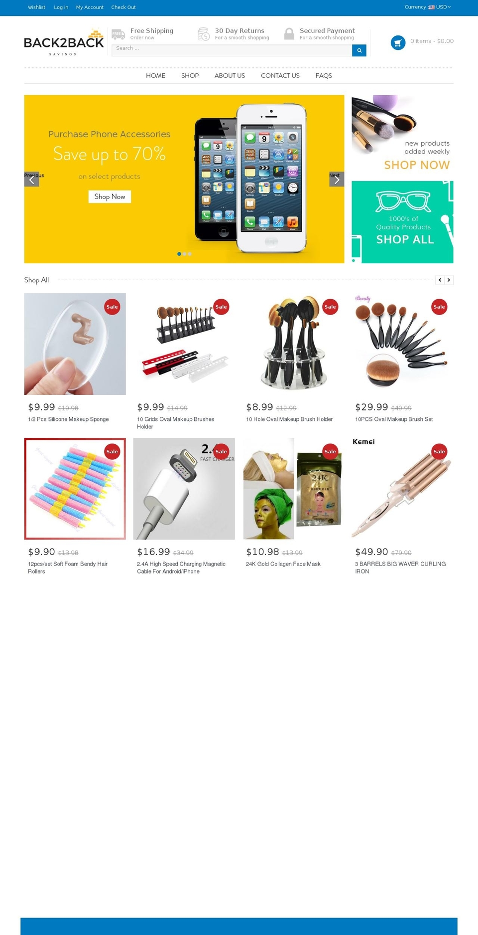 b2bstyles.com shopify website screenshot