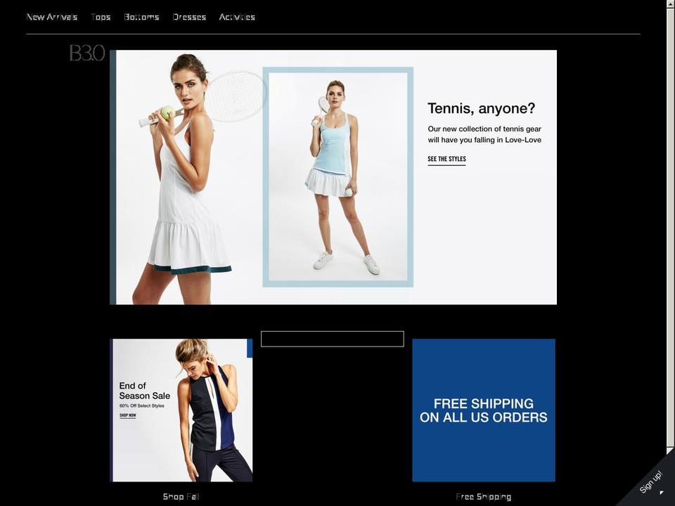 1.2 Shopify theme site example b30athleisure.com