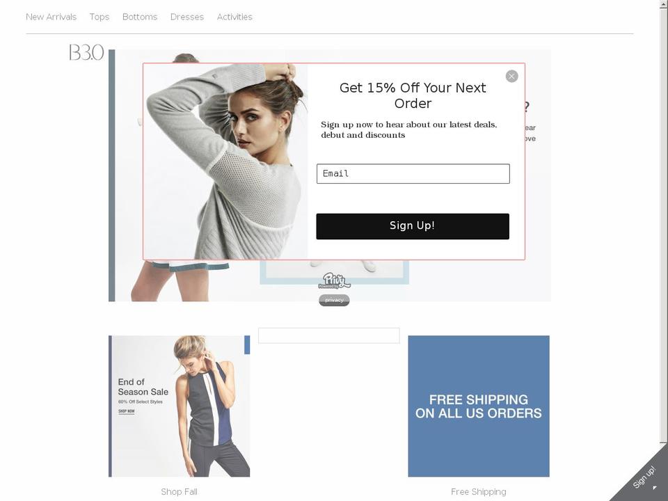 1.2 Shopify theme site example b30swimwear.com