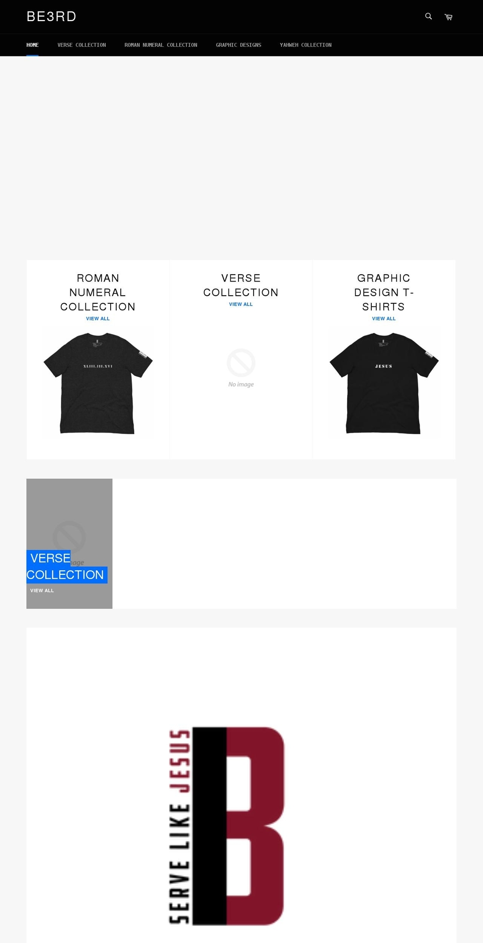 b3rdtee.com shopify website screenshot