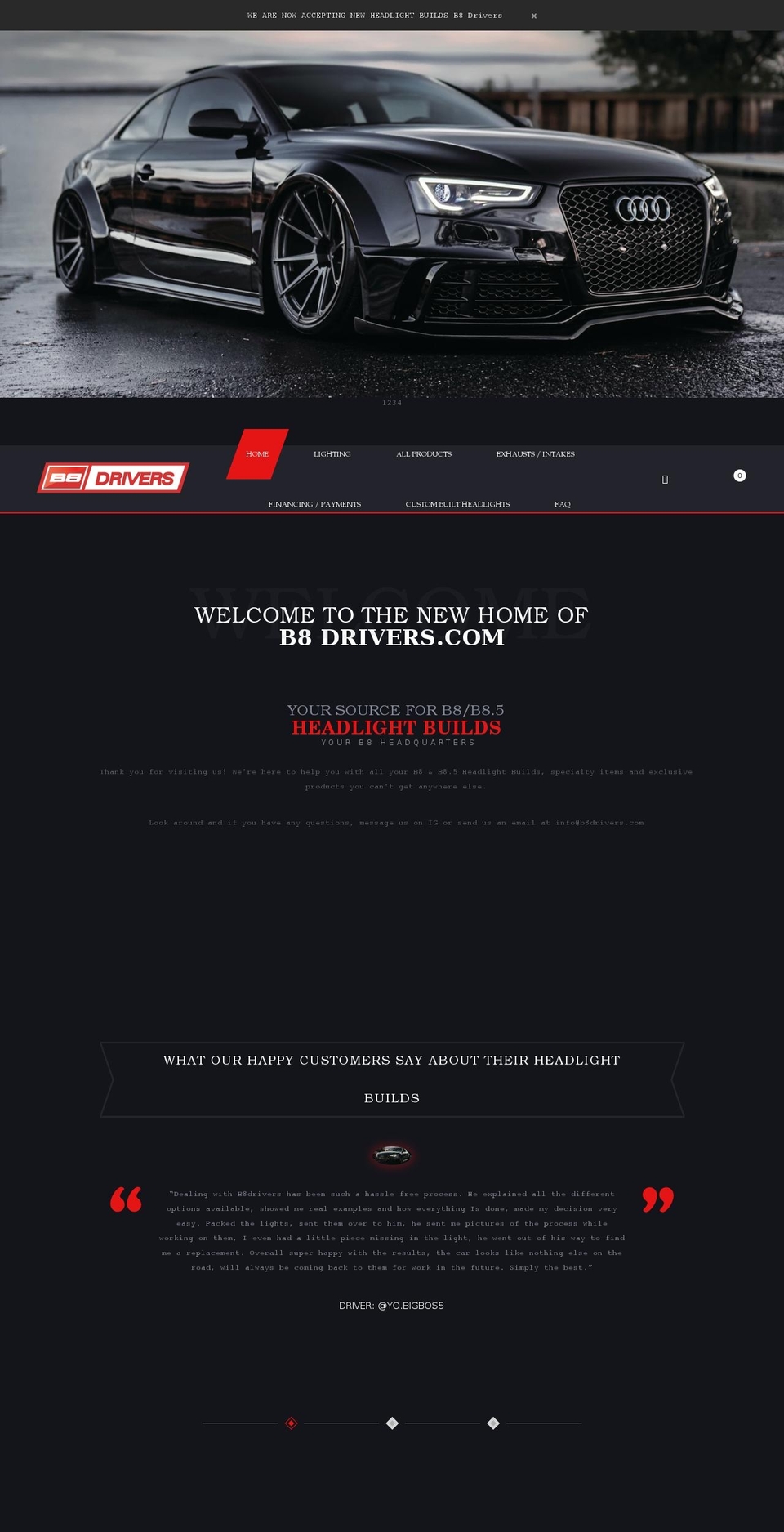 b8drivers.com — Shopify storefront screenshot