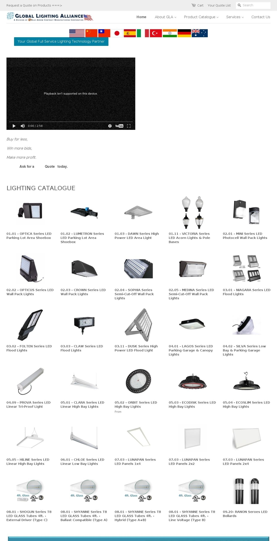 Installed Minimal GLA_backup for RAQ App04022017 Shopify theme site example ba-led.com