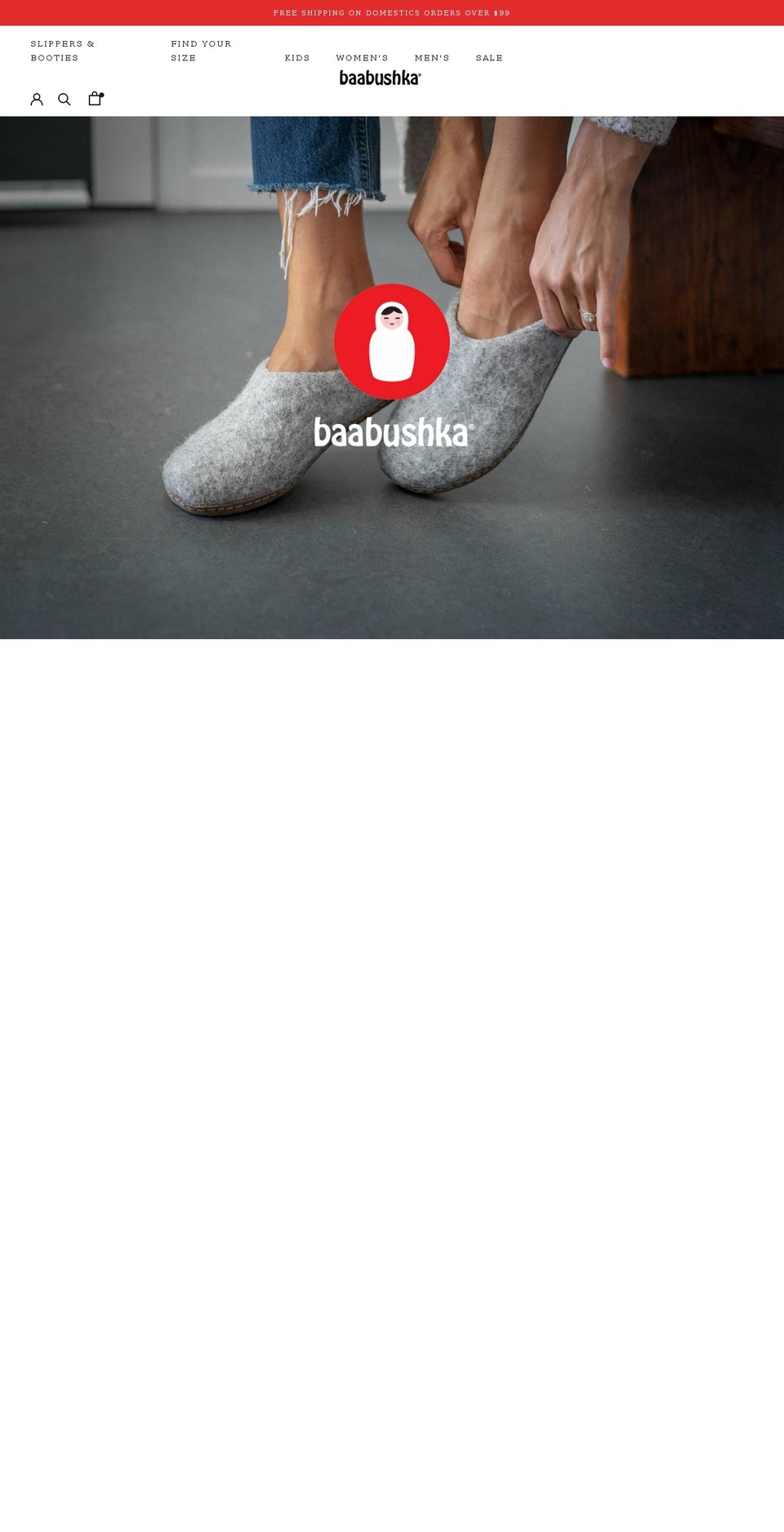 baabushka.com shopify website screenshot
