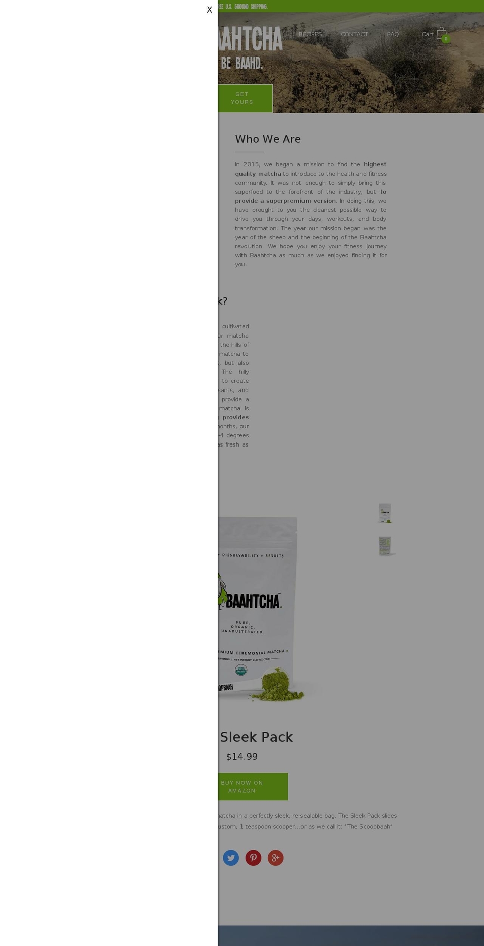 baahtcha.com — Shopify storefront screenshot