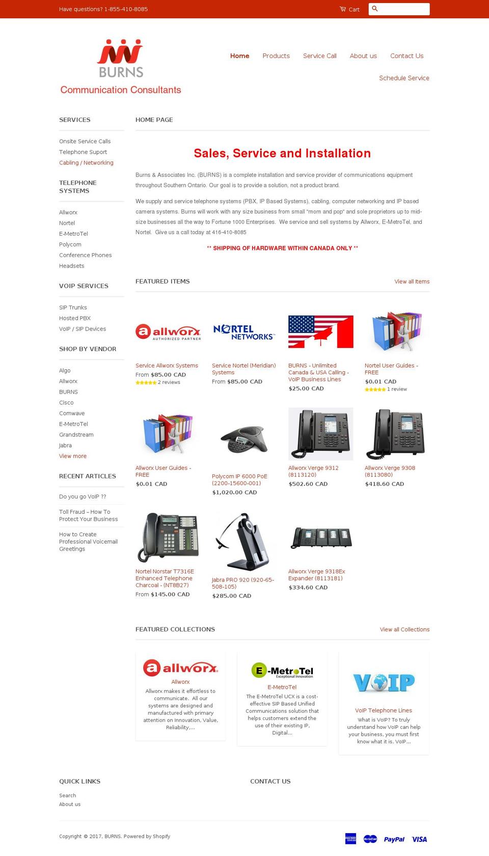 baai.ca shopify website screenshot