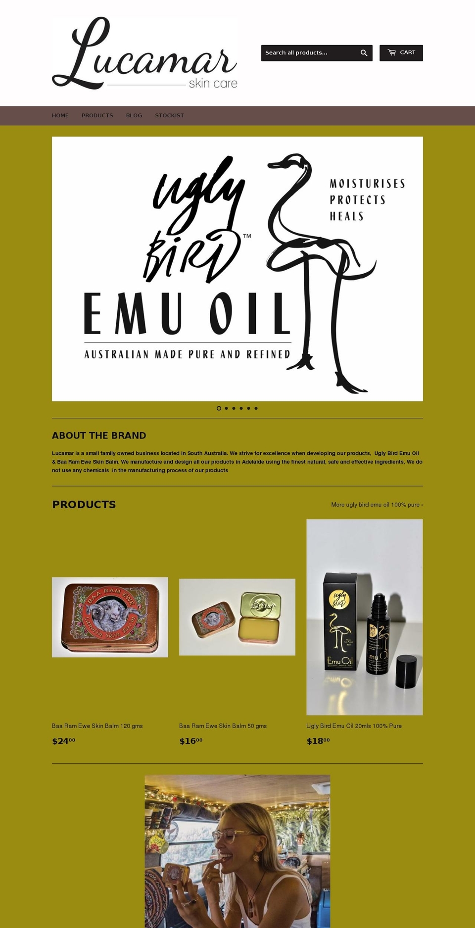 baaramewe.com.au shopify website screenshot