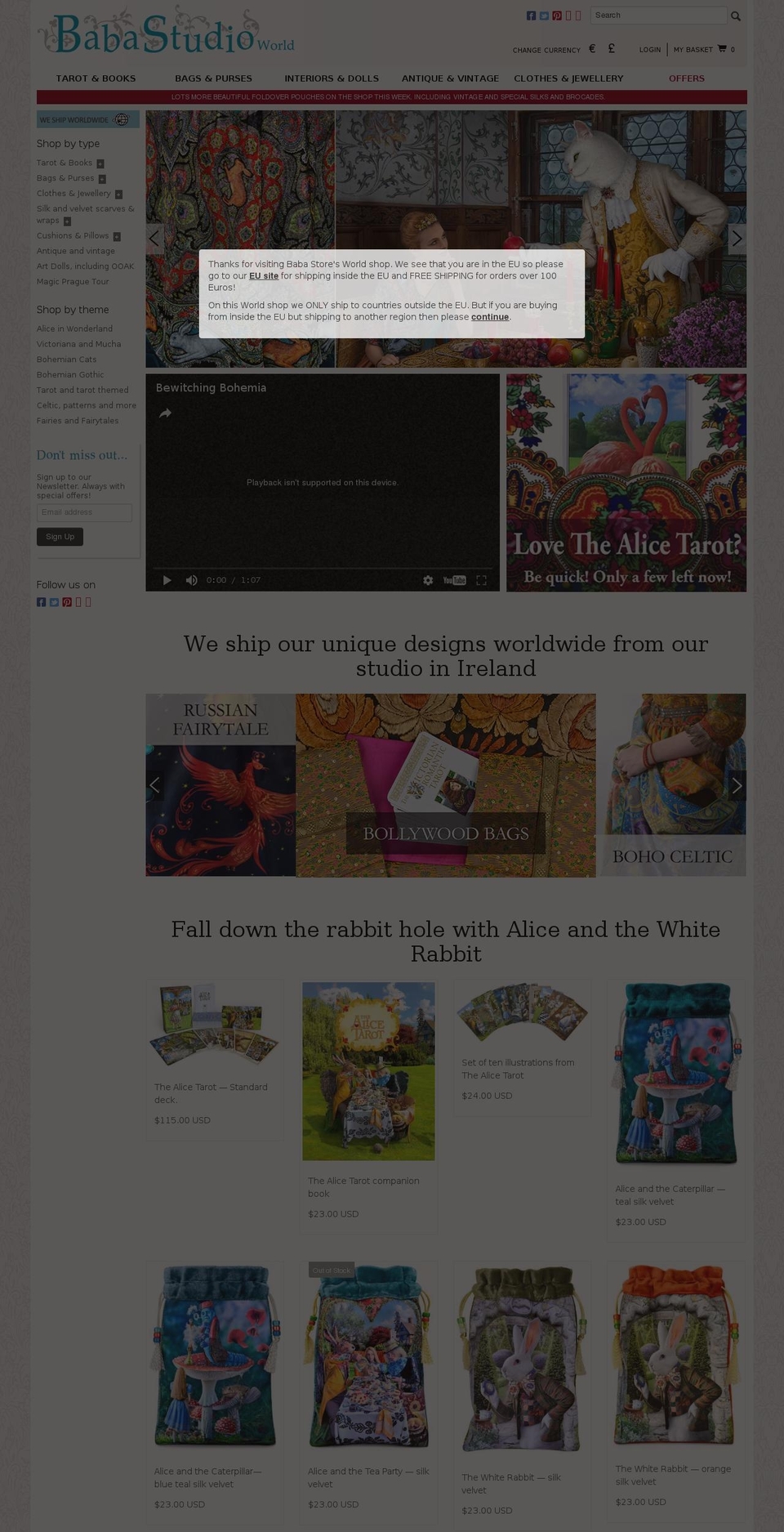 baba-store.com shopify website screenshot