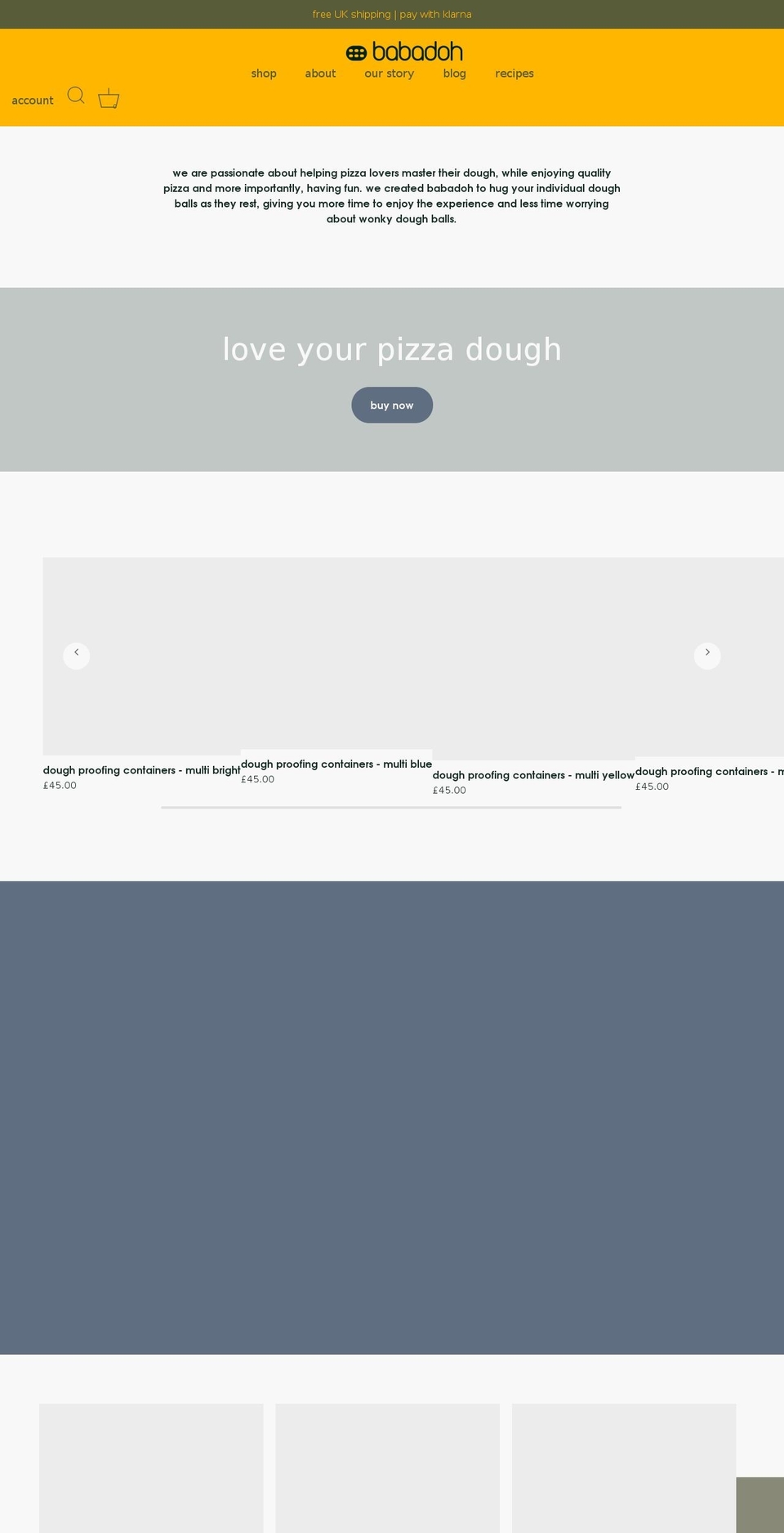 babadoh.com shopify website screenshot