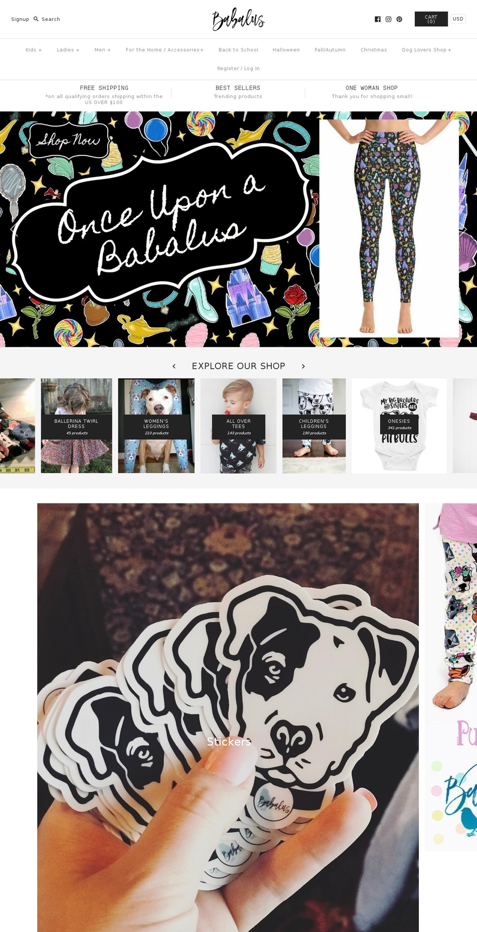 babalusbylucy.com — Shopify storefront screenshot