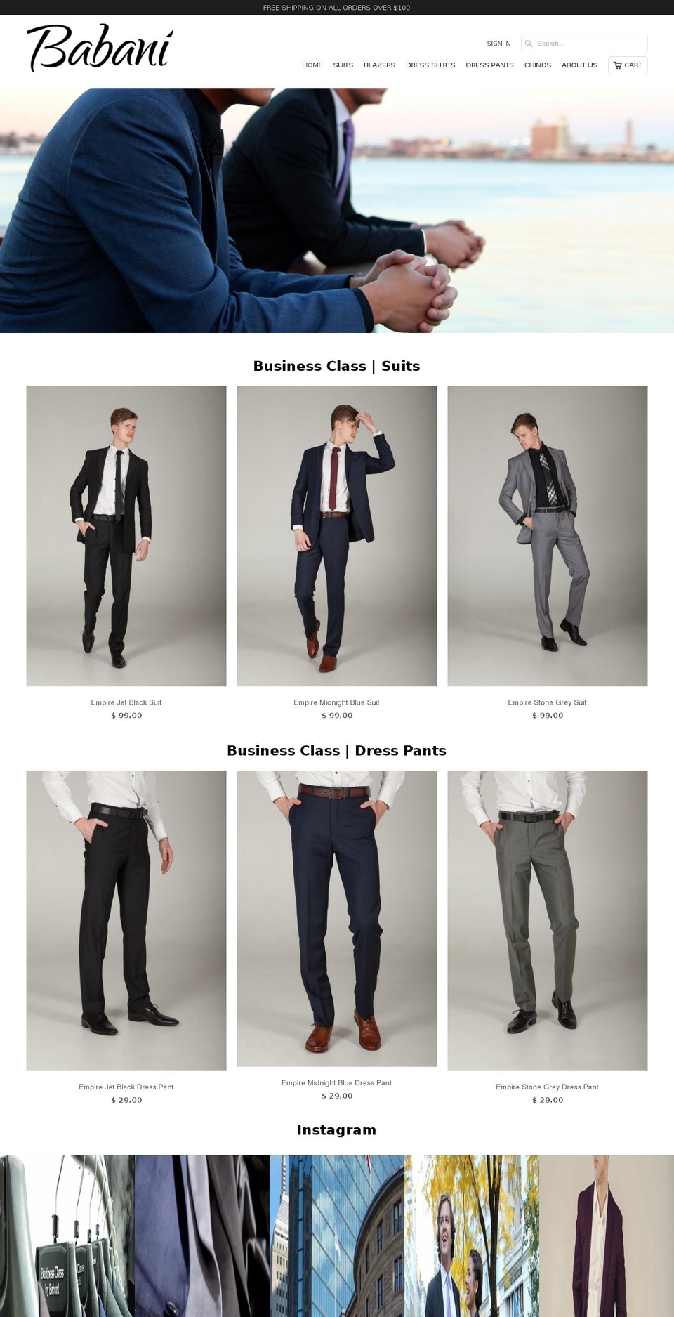 babani.com shopify website screenshot