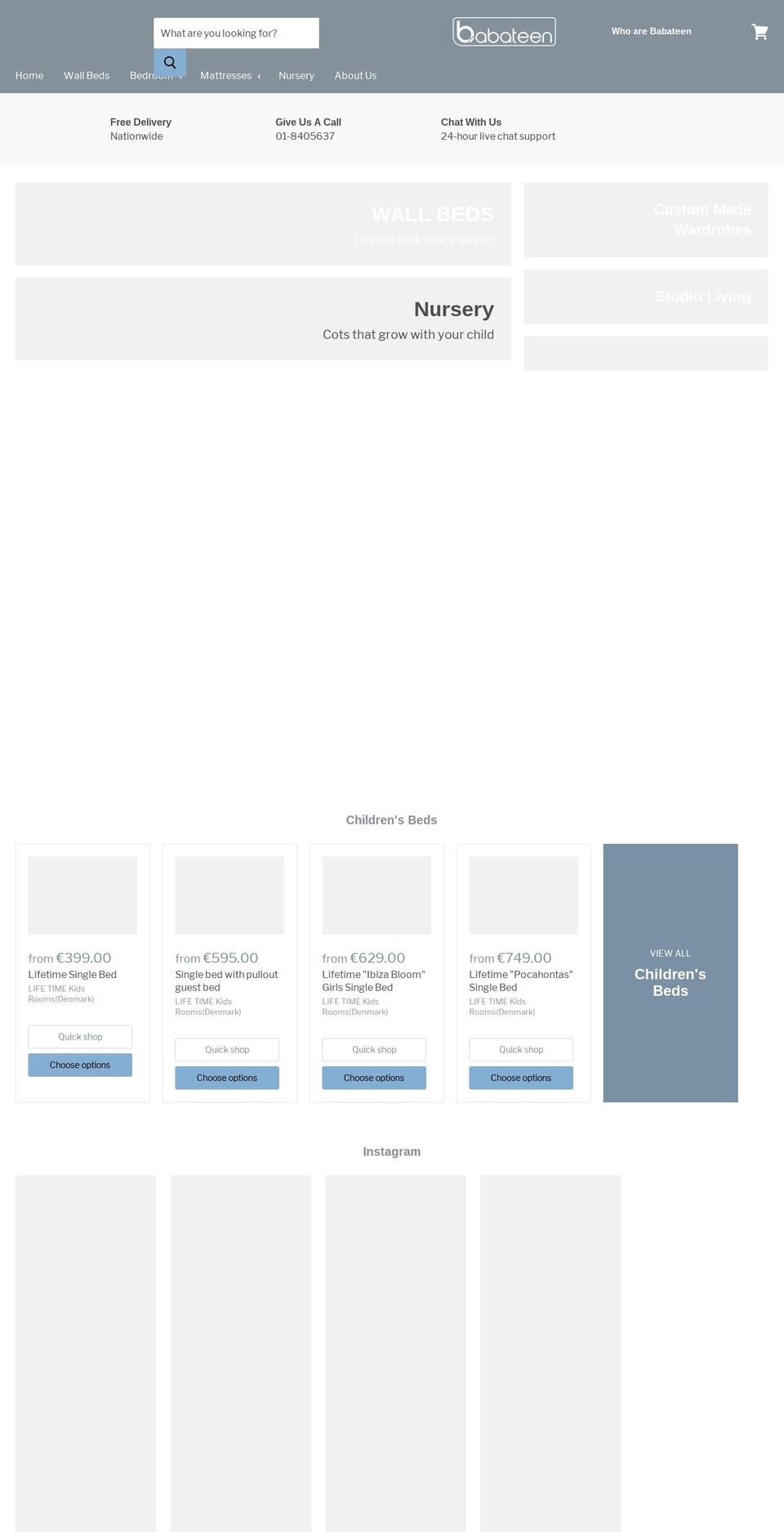 babateen.com shopify website screenshot