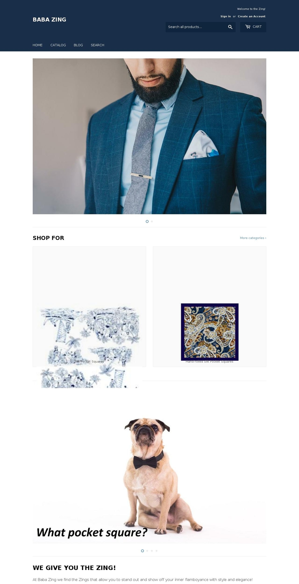 babazing.com — Shopify storefront screenshot