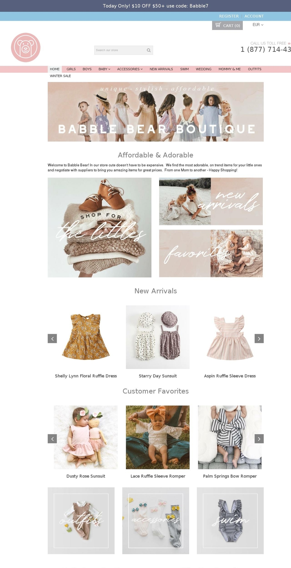 proven-profitable-theme-9-1 Shopify theme site example babblebear.com