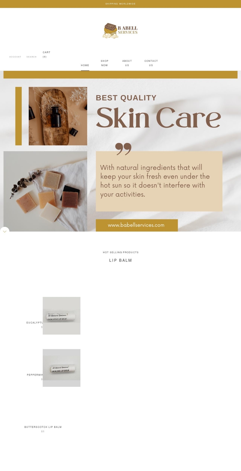 babellservices.com shopify website screenshot