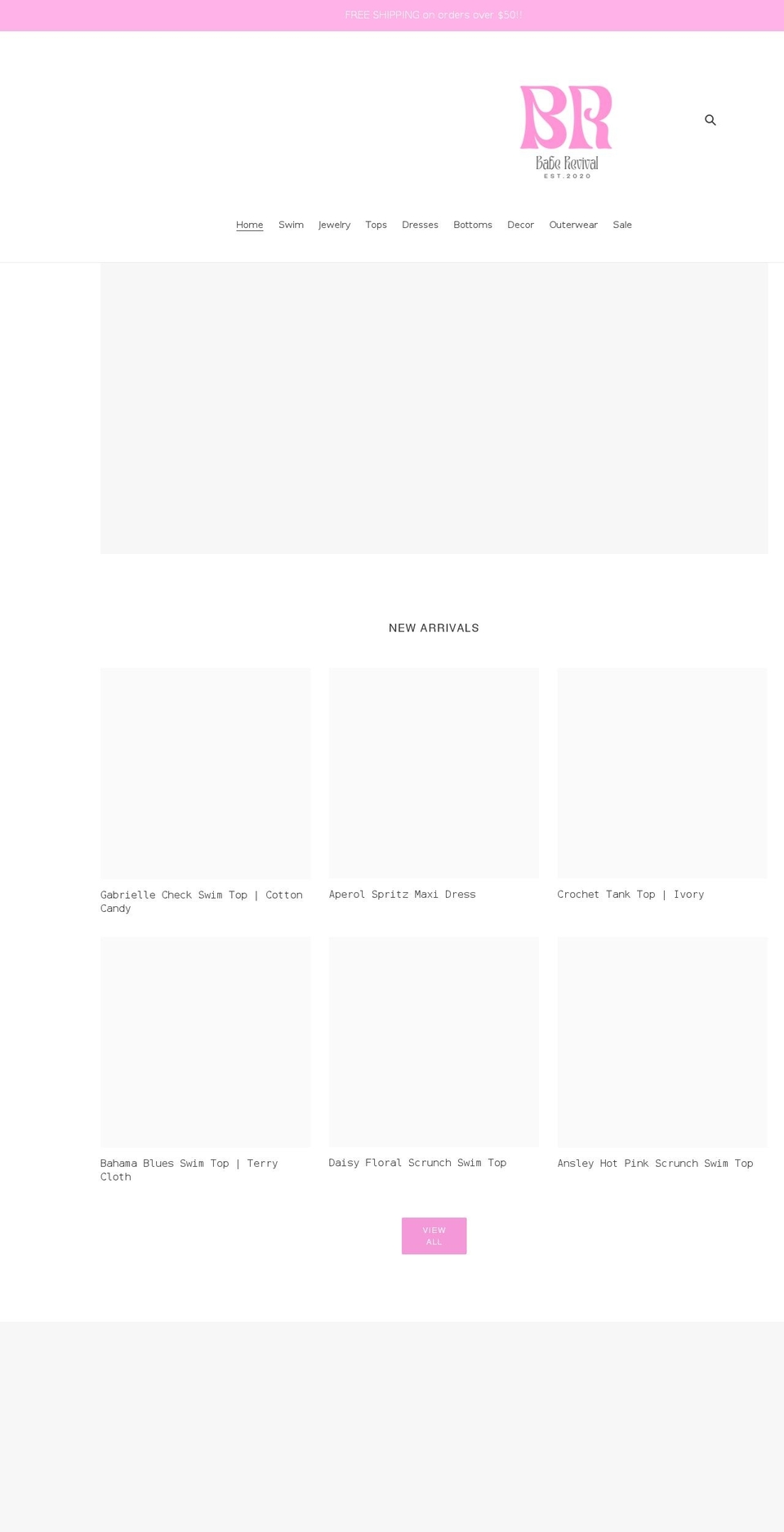 baberevival.com shopify website screenshot