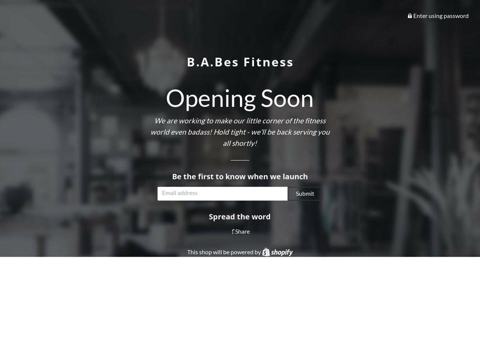 babesfitness.com shopify website screenshot