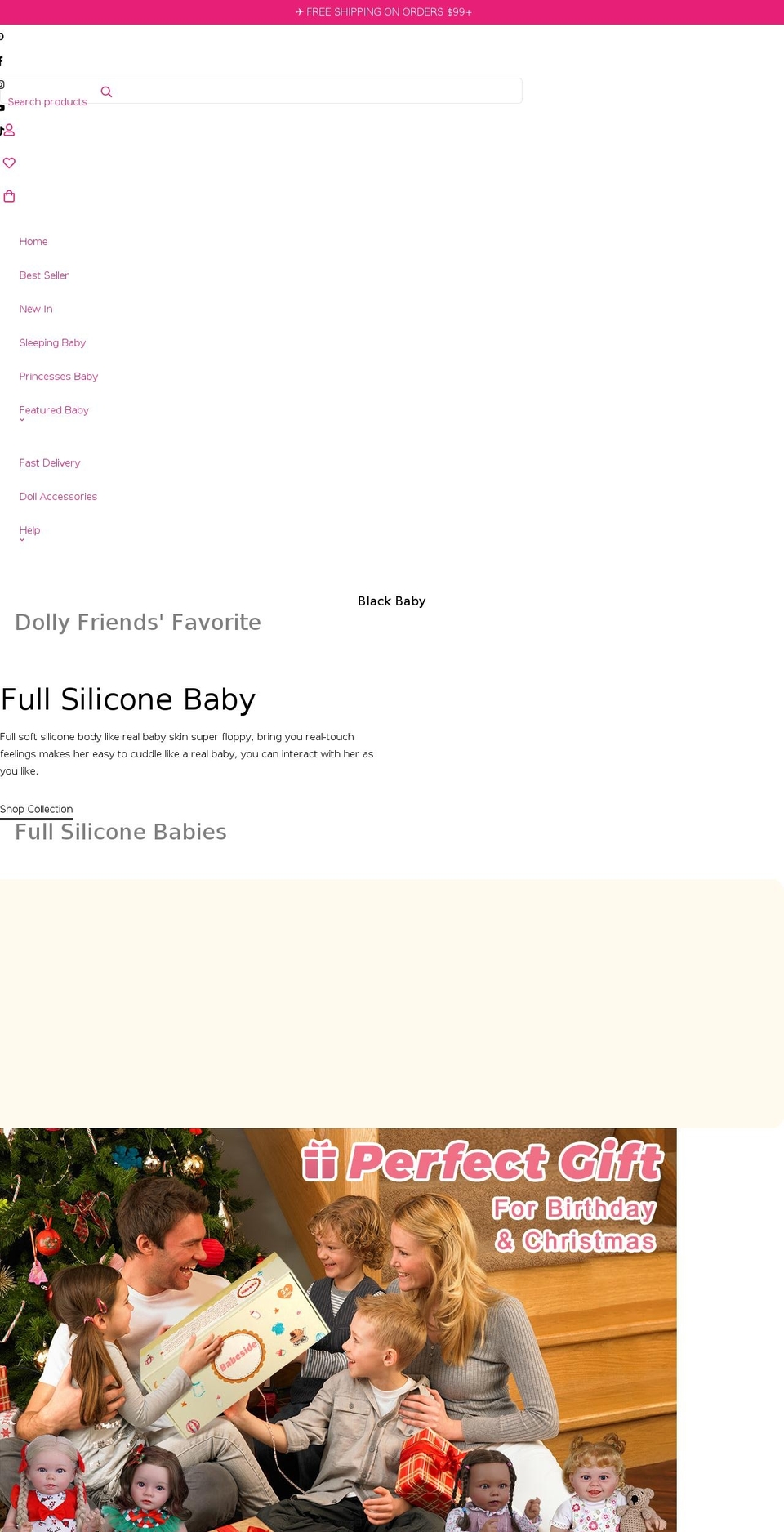 babeside.com shopify website screenshot