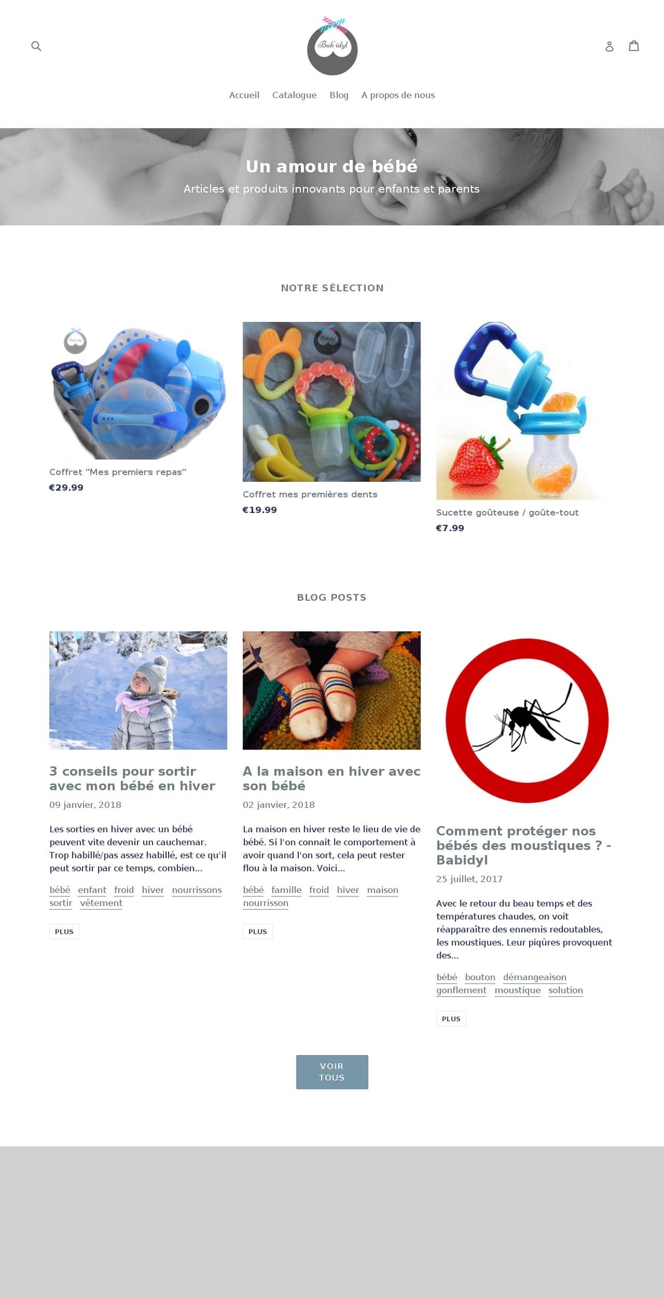 babidyl.com — Shopify storefront screenshot