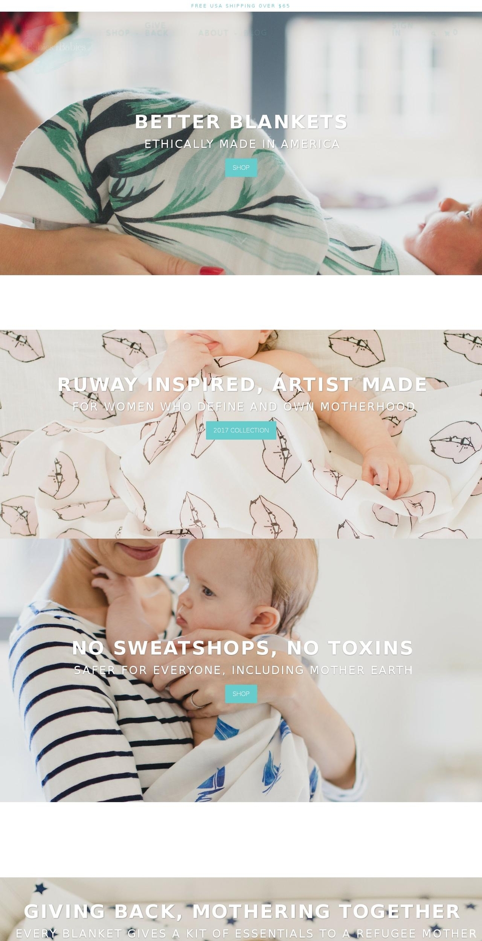 babiesforbabies.com shopify website screenshot