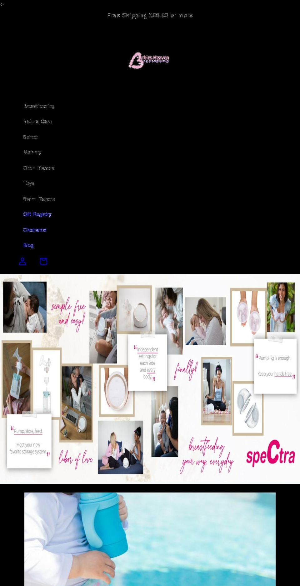 babiesheavenllc.com shopify website screenshot