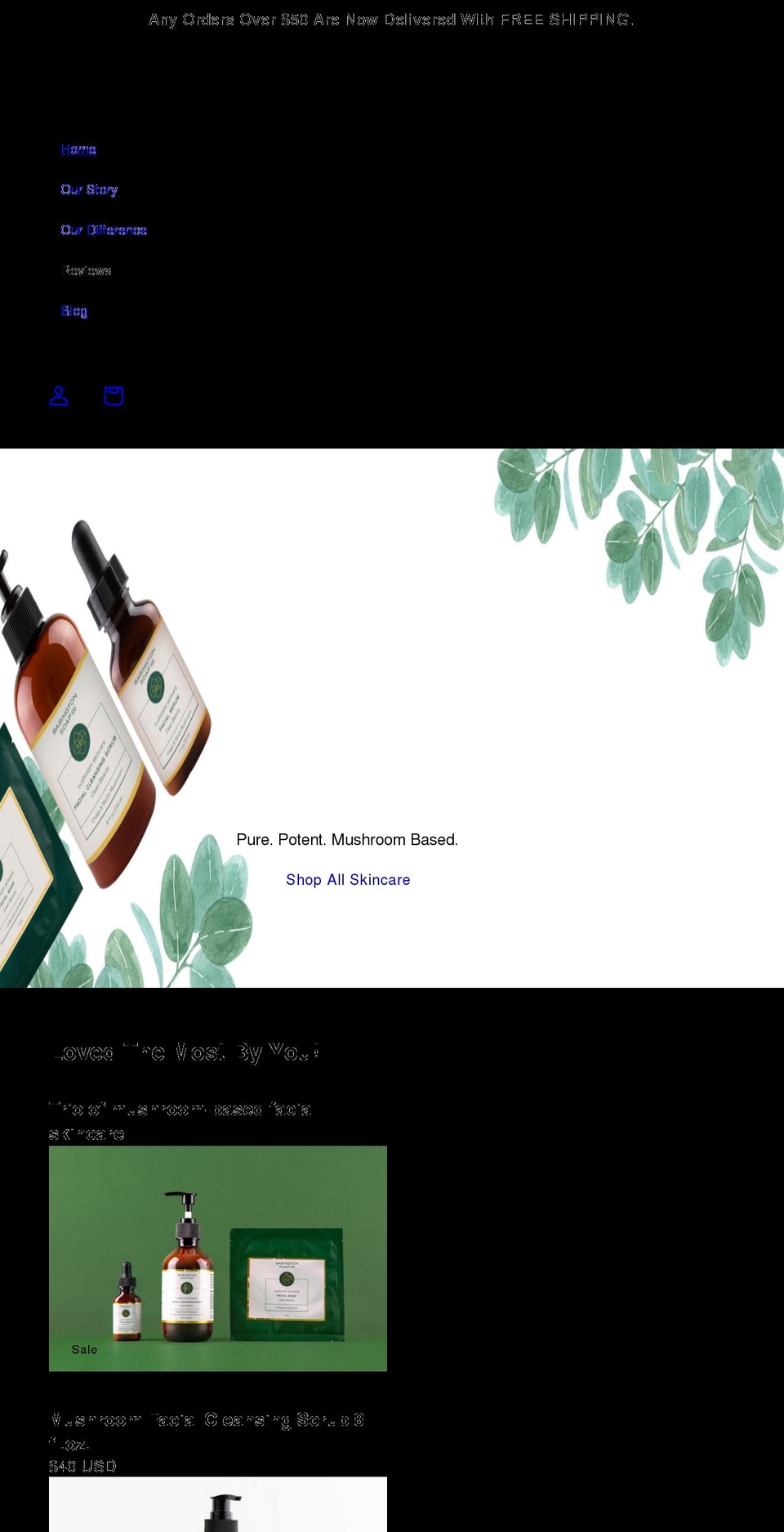 babingtonsoap.com shopify website screenshot