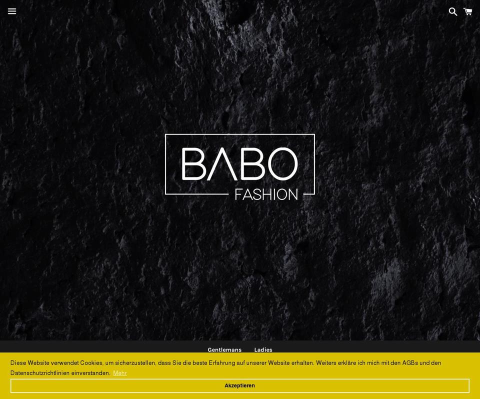 babo-fashion.com — Shopify storefront screenshot
