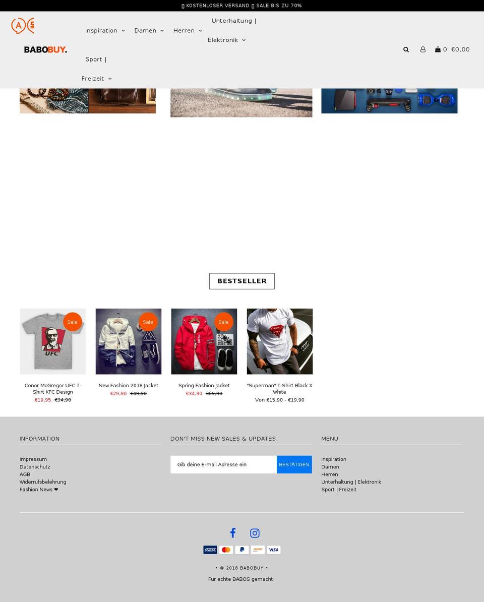 babobuy.com shopify website screenshot