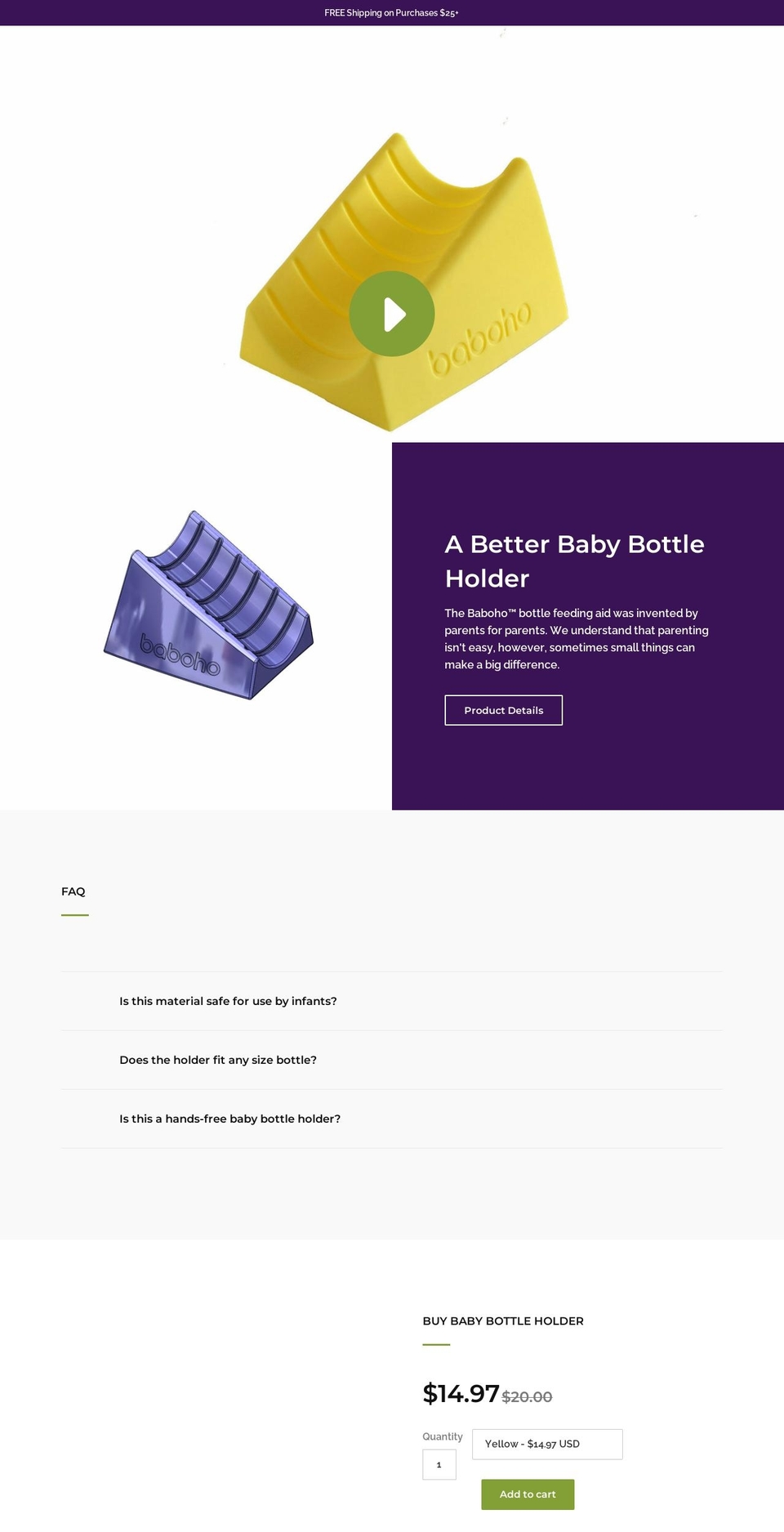 baboho.com shopify website screenshot