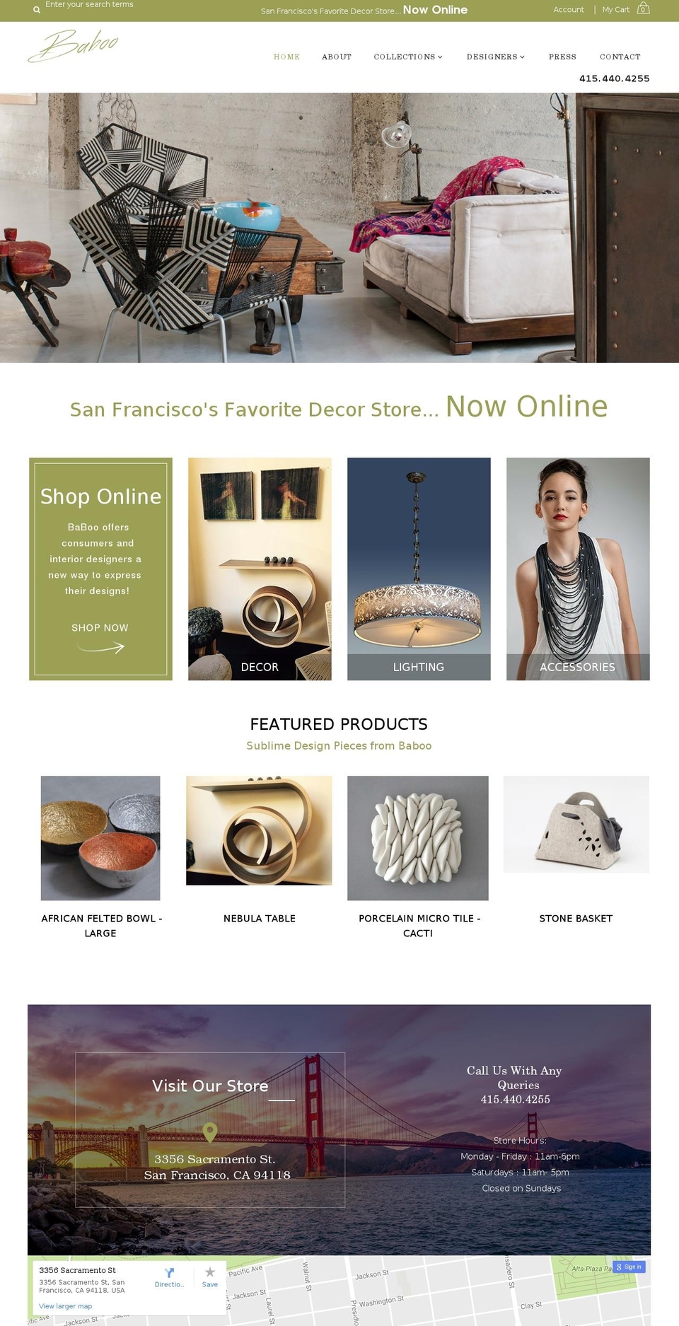 baboosf.com shopify website screenshot