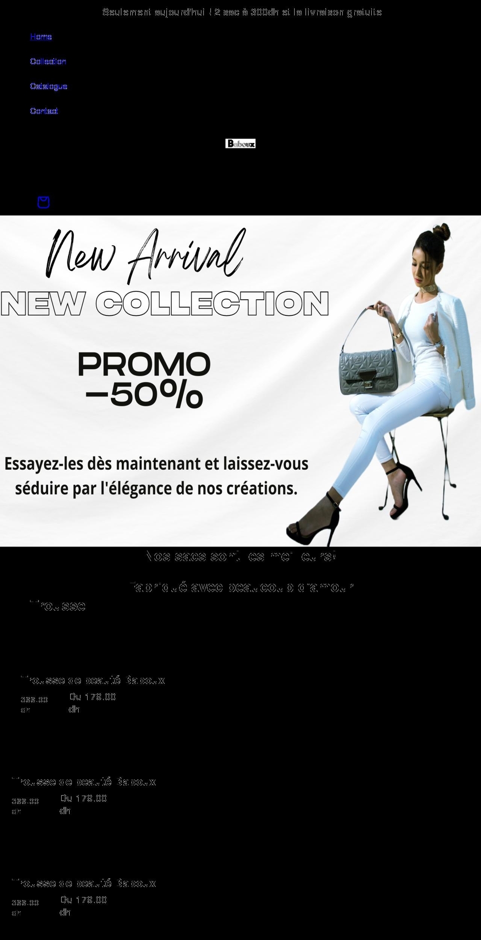 baboux.com shopify website screenshot