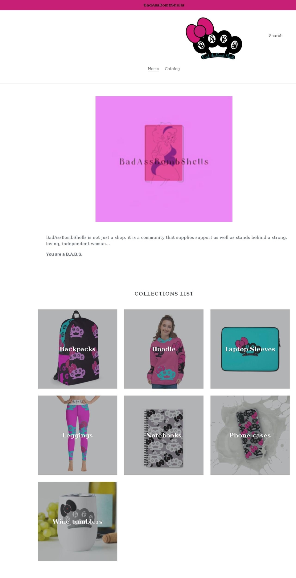 babsapparel.com shopify website screenshot