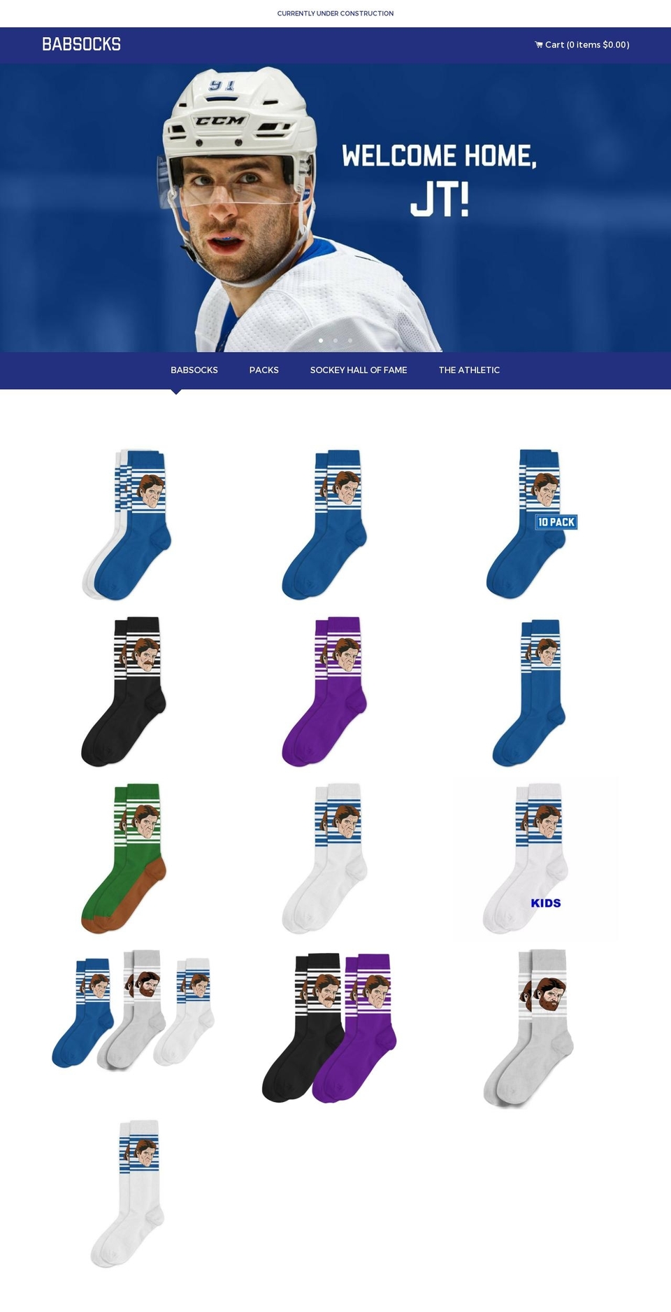 babsocks.ca shopify website screenshot