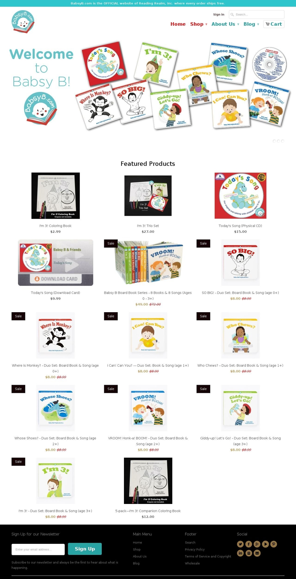 babsyb.com shopify website screenshot