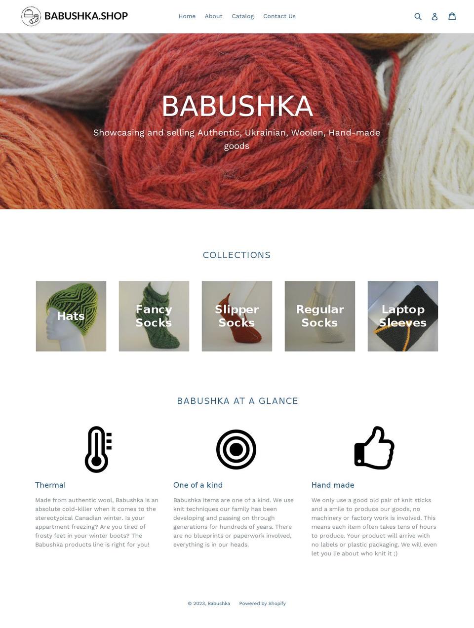 babushka.shop shopify website screenshot