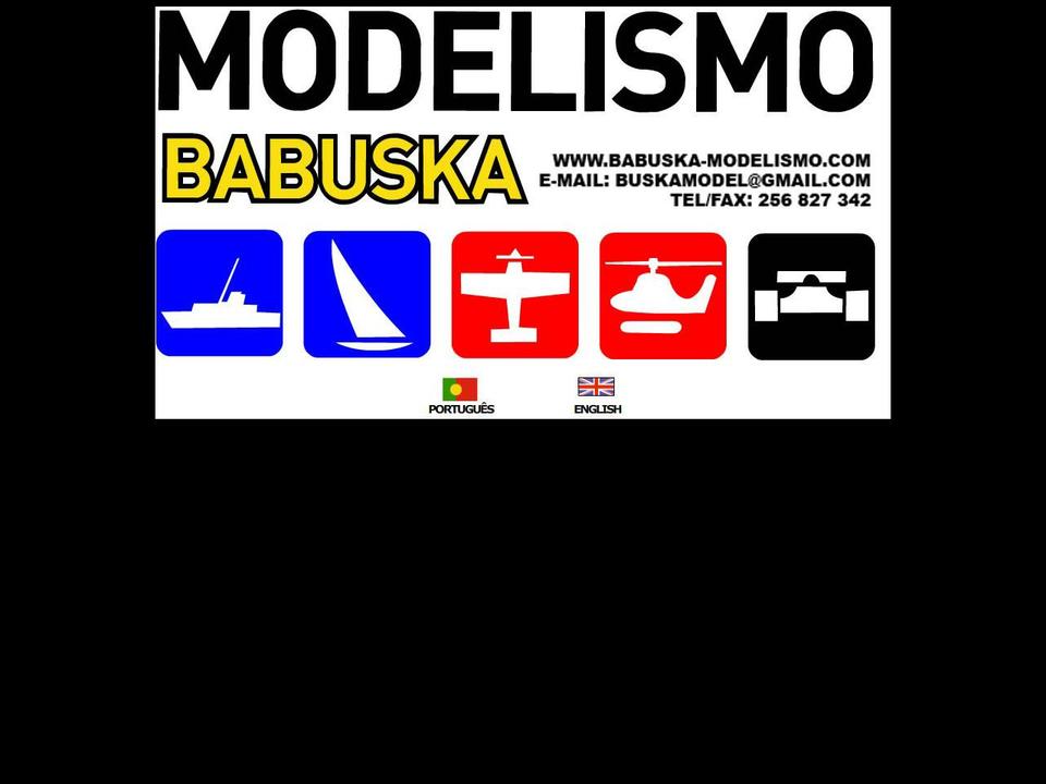 babuska-modelismo.com shopify website screenshot