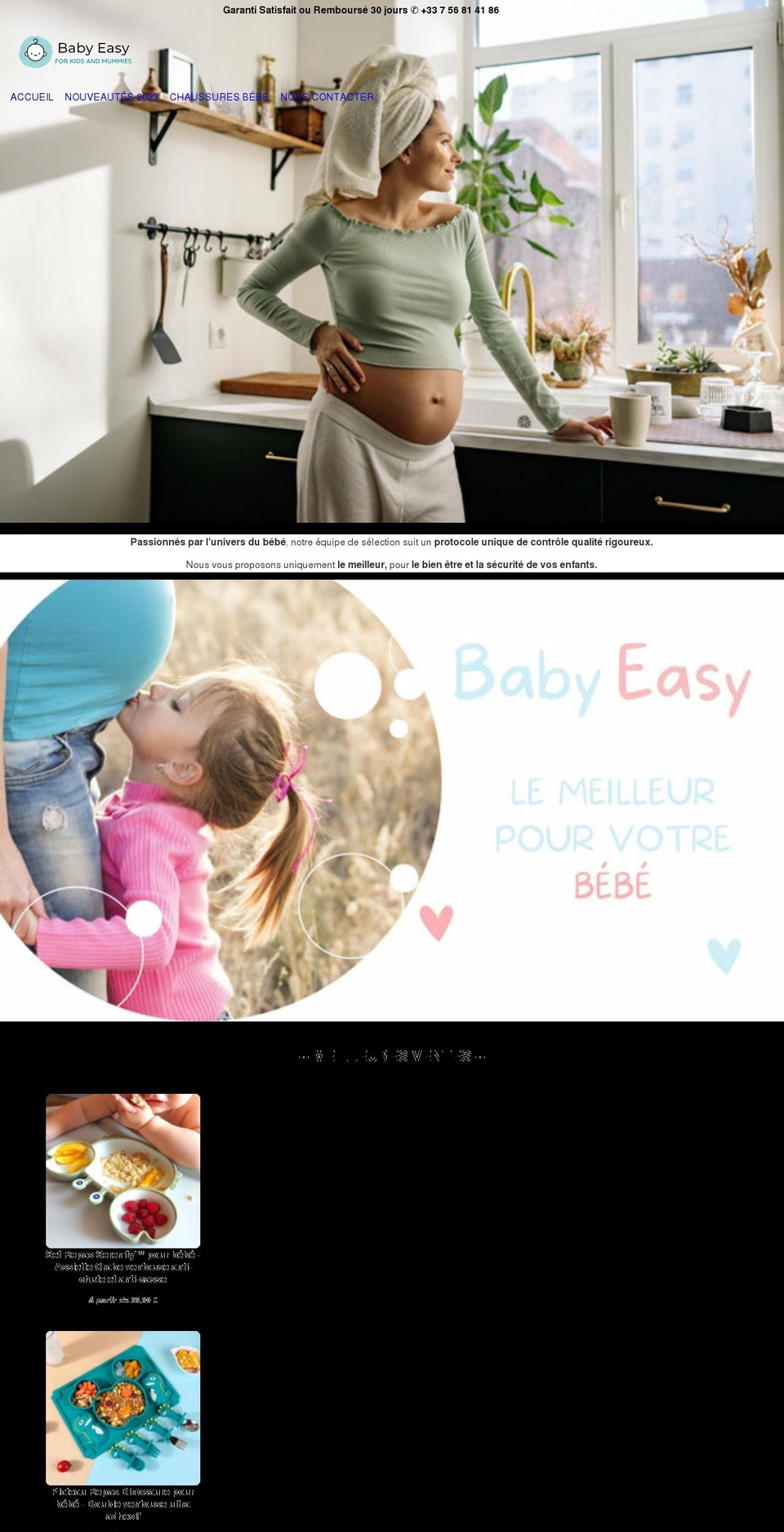 Nouveau-theme-enfin-libre-v Shopify theme site example baby-easy.com