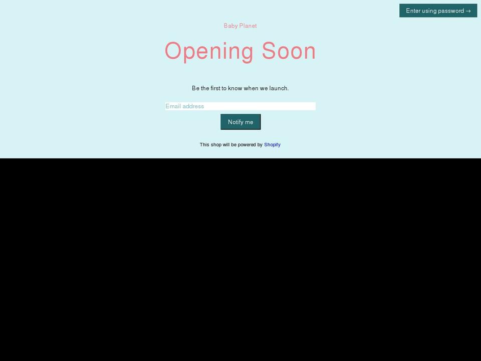 baby-planet-01.myshopify.com shopify website screenshot
