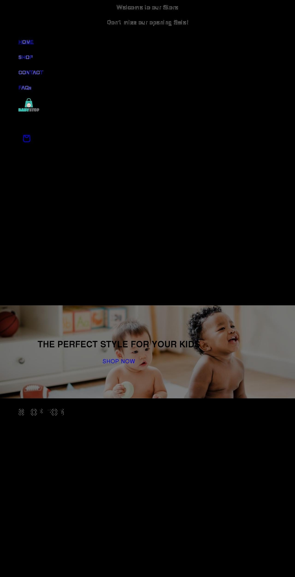 baby-stop.com shopify website screenshot