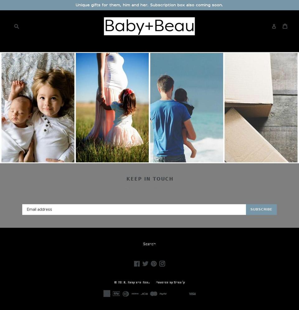 babyandbeau.com — Shopify storefront screenshot