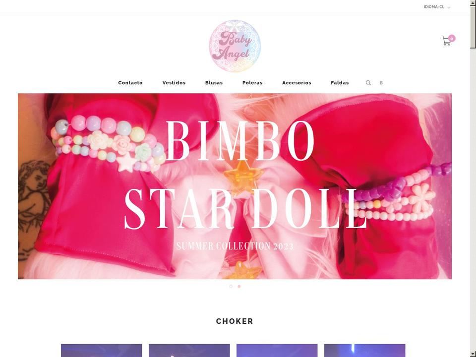 babyangelclothing.com — Shopify storefront screenshot