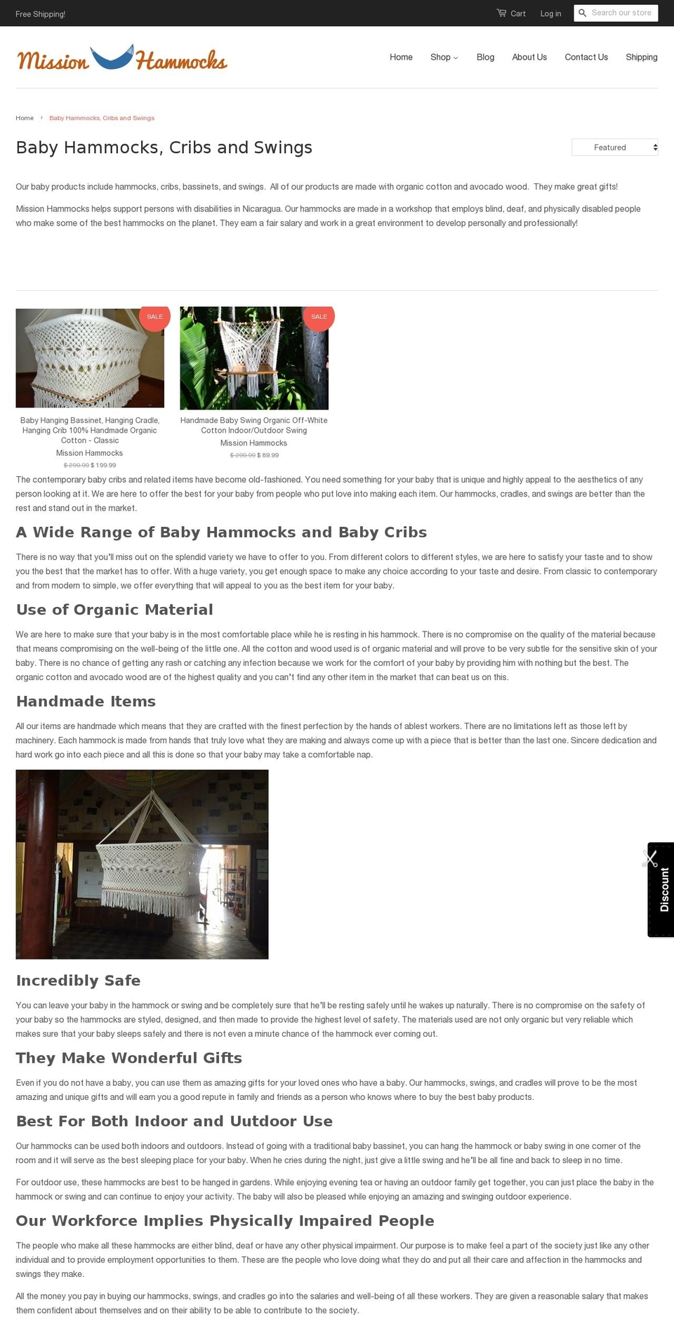 babybassinetstore.com shopify website screenshot