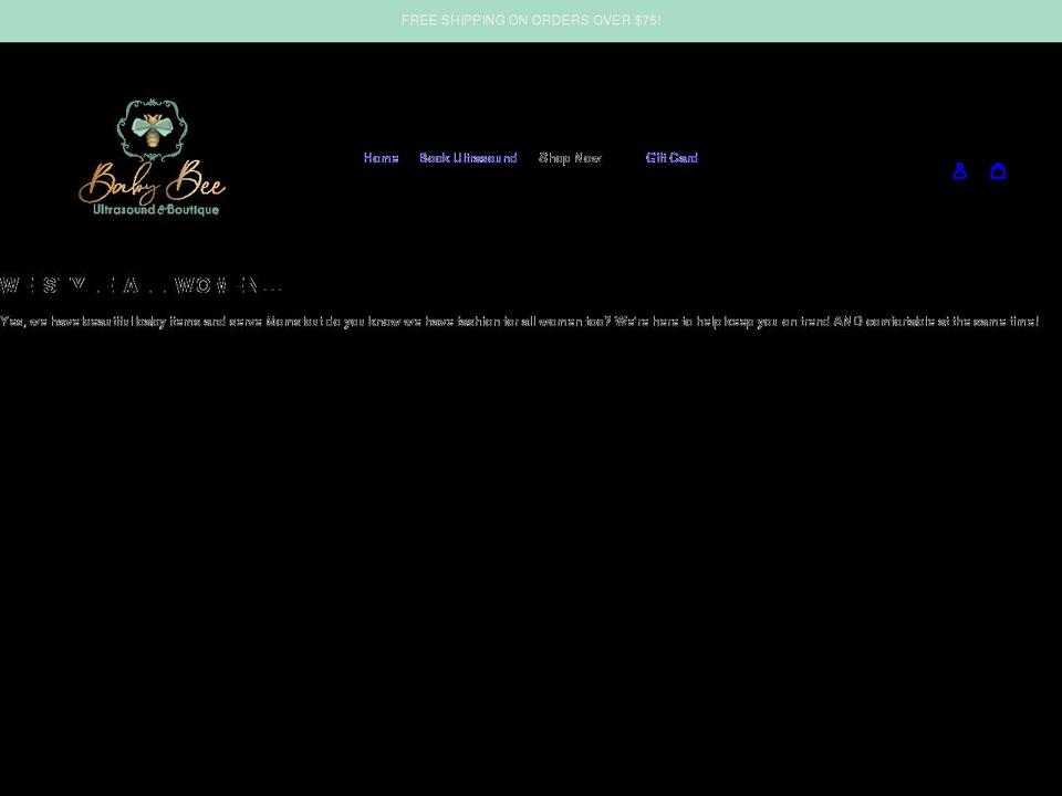 babybeelove.com shopify website screenshot