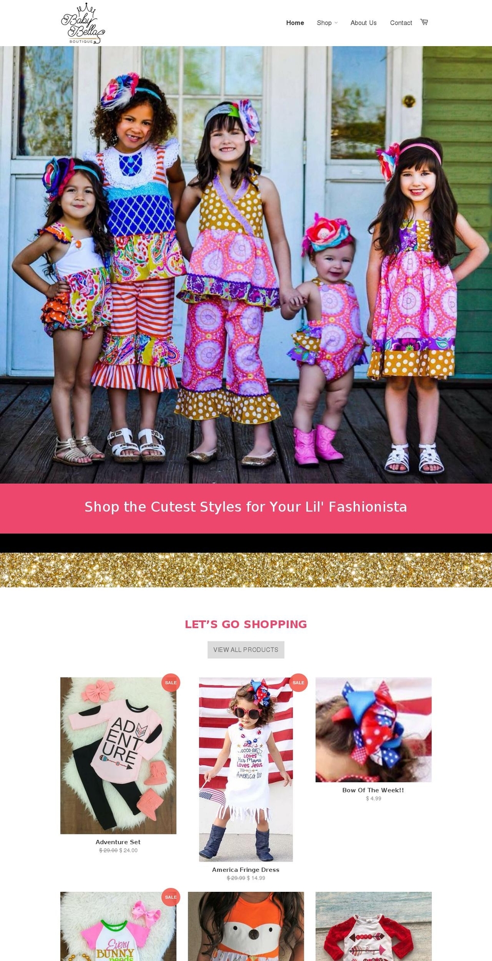 babybelladallas.com shopify website screenshot