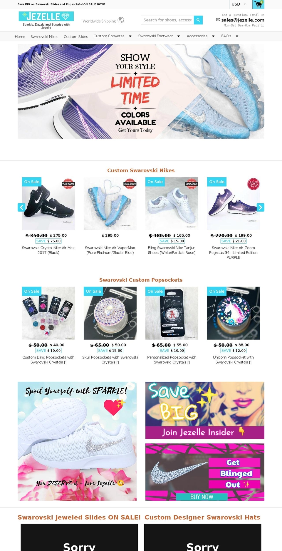 babybling.net shopify website screenshot
